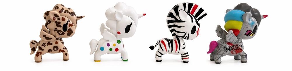 tokidoki Unicorno Series 2 Lot of 4 Figures Rare Kawaii Collectibles